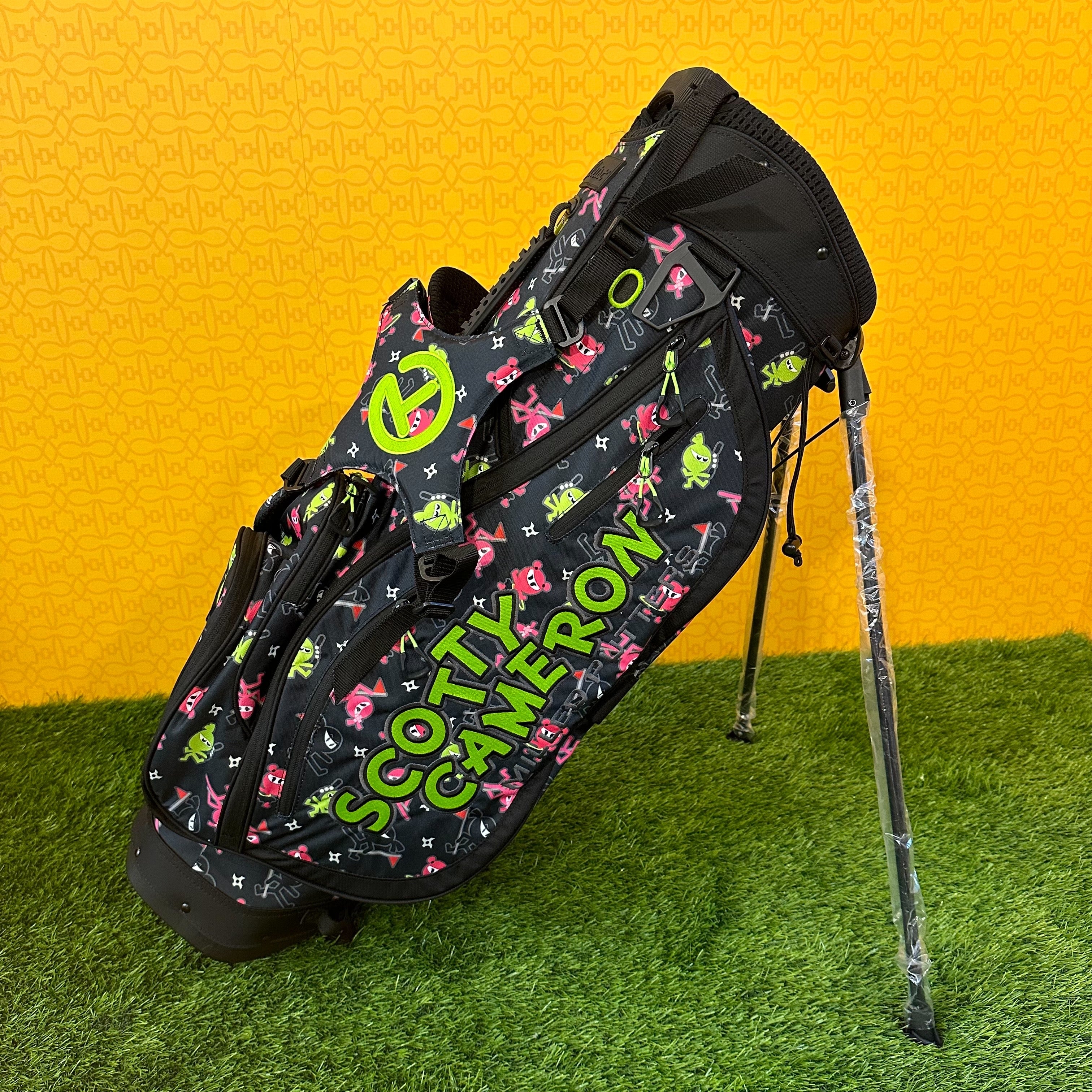 Scotty Cameron2021 スタンドバッグ　ダンシングドッグ Scotty Dog - Black - Stand Bag - Scotty Cameron